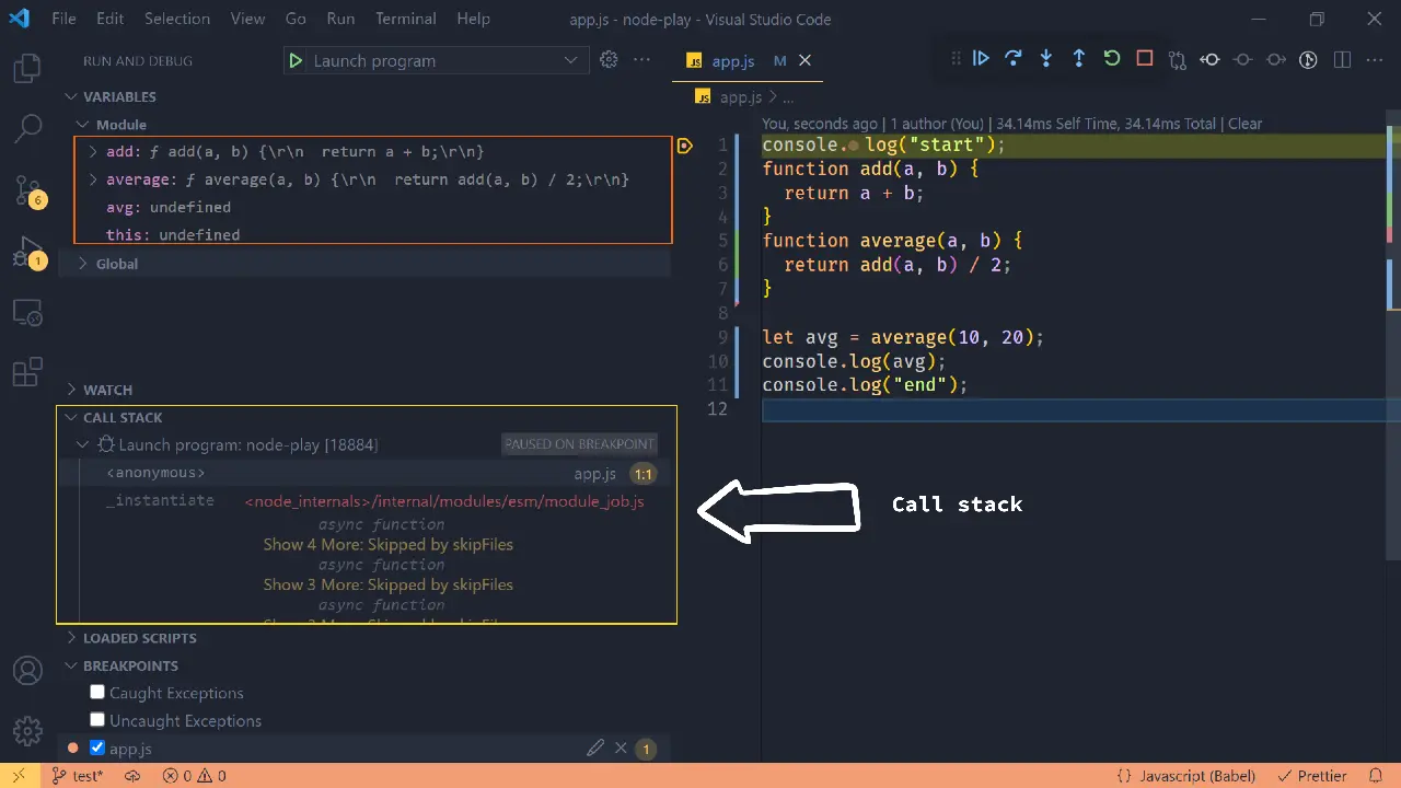call stack