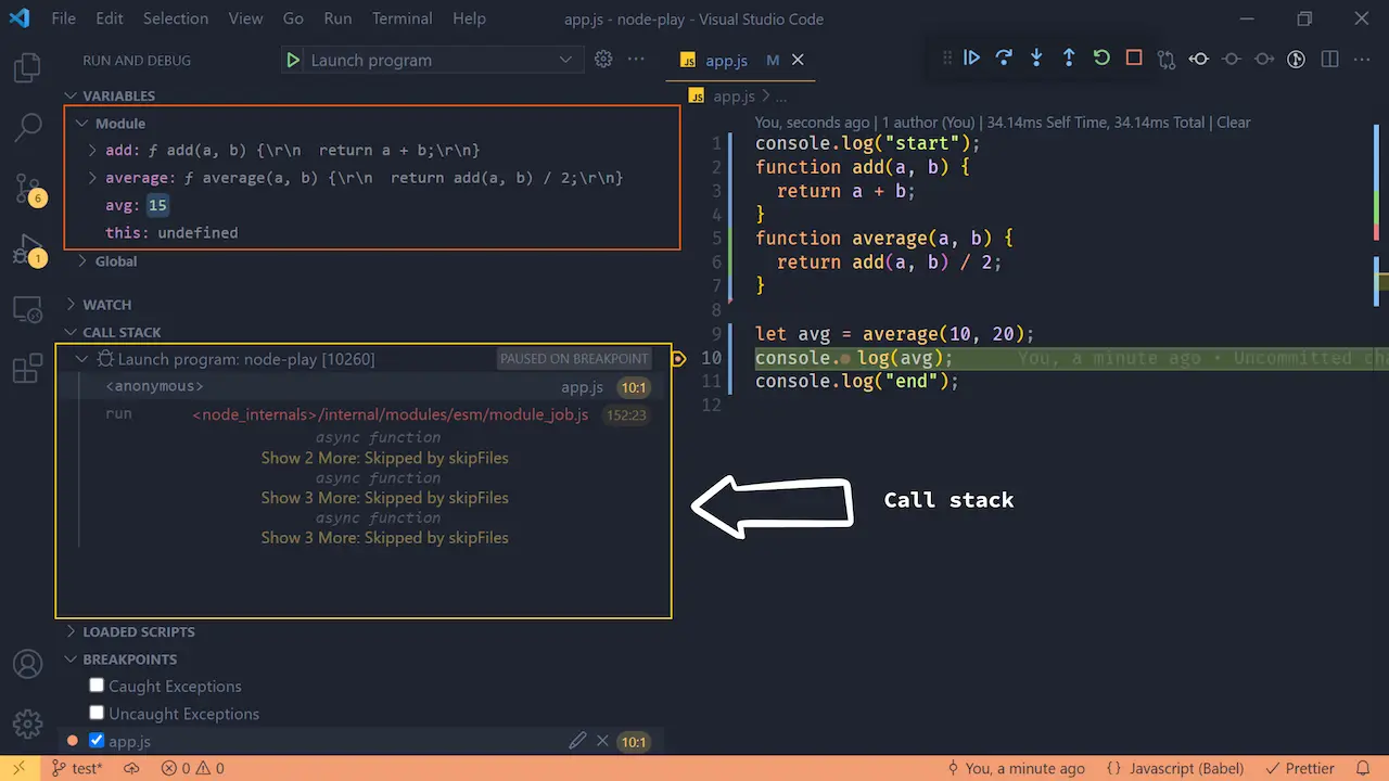 call stack