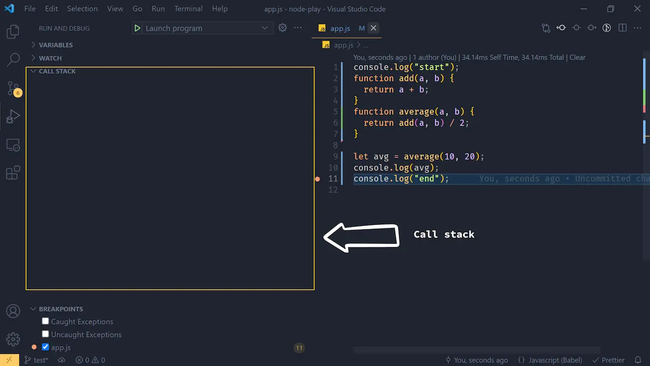 call stack